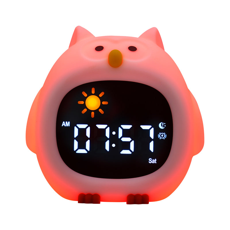 Coco de Kip - Slaaptrainer & Nachtlamp voor Kinderen - Met Diverse Lichtkleuren - Wit