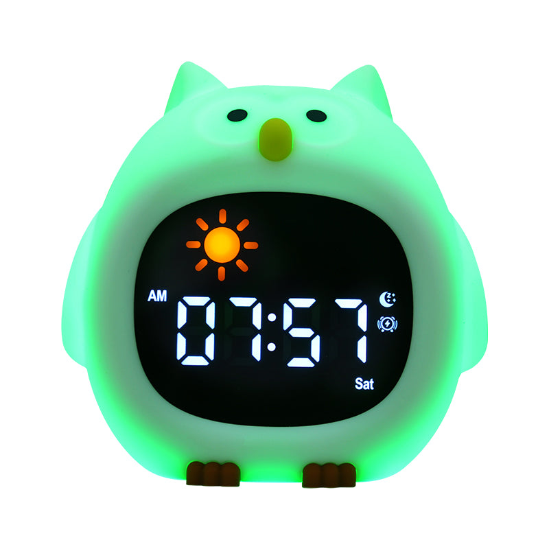 Coco de Kip - Slaaptrainer & Nachtlamp voor Kinderen - Met Diverse Lichtkleuren - Wit