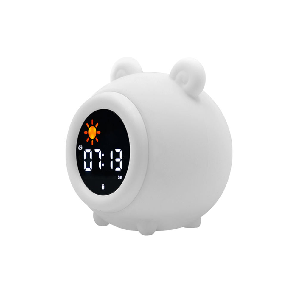 Blob de Beer - Slaaptrainer & Nachtlamp voor Kinderen - Met Diverse Lichtkleuren - Wit