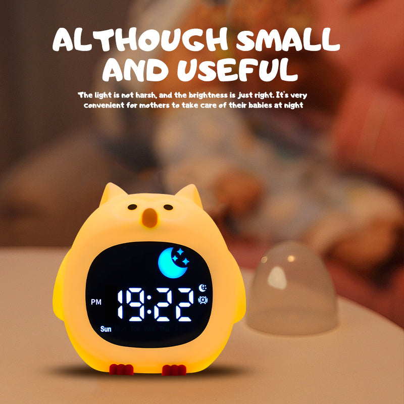 Coco de Kip - Slaaptrainer & Nachtlamp voor Kinderen - Met Diverse Lichtkleuren - Wit