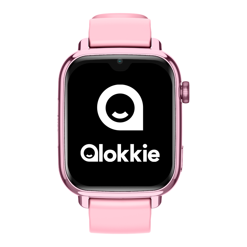 Qlokkie GPS Horloge voor Kinderen - Kiddo Explore - Whatsapp - Roze