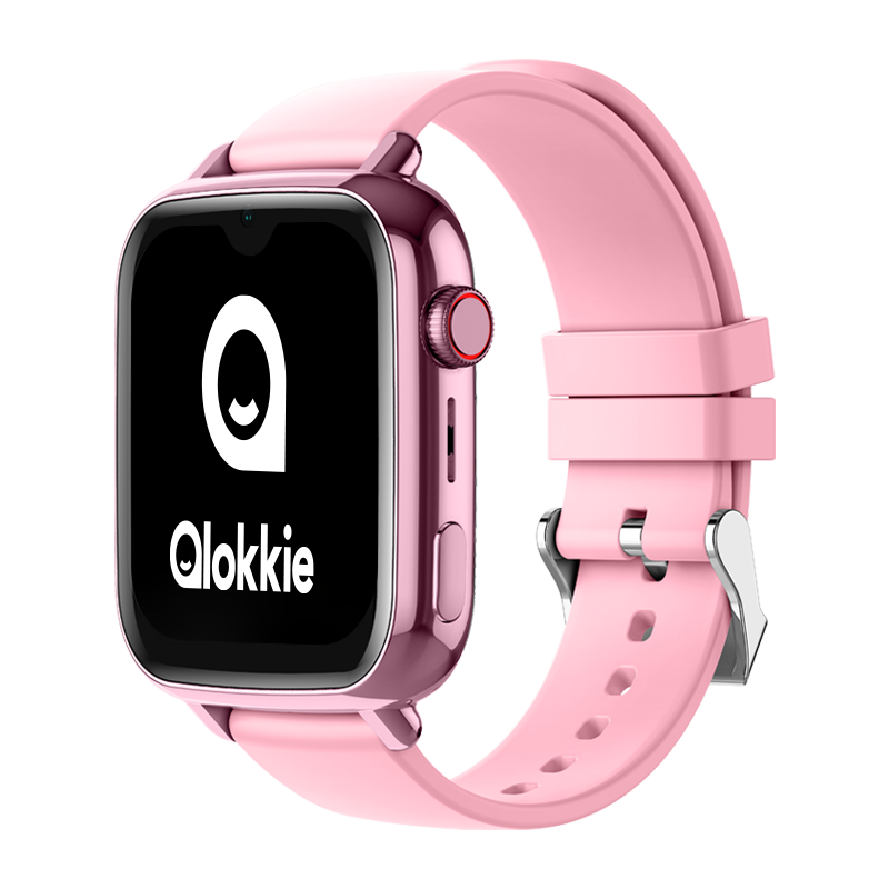 Qlokkie GPS Horloge Kind - Kiddo Explore - Whatsapp - Roze