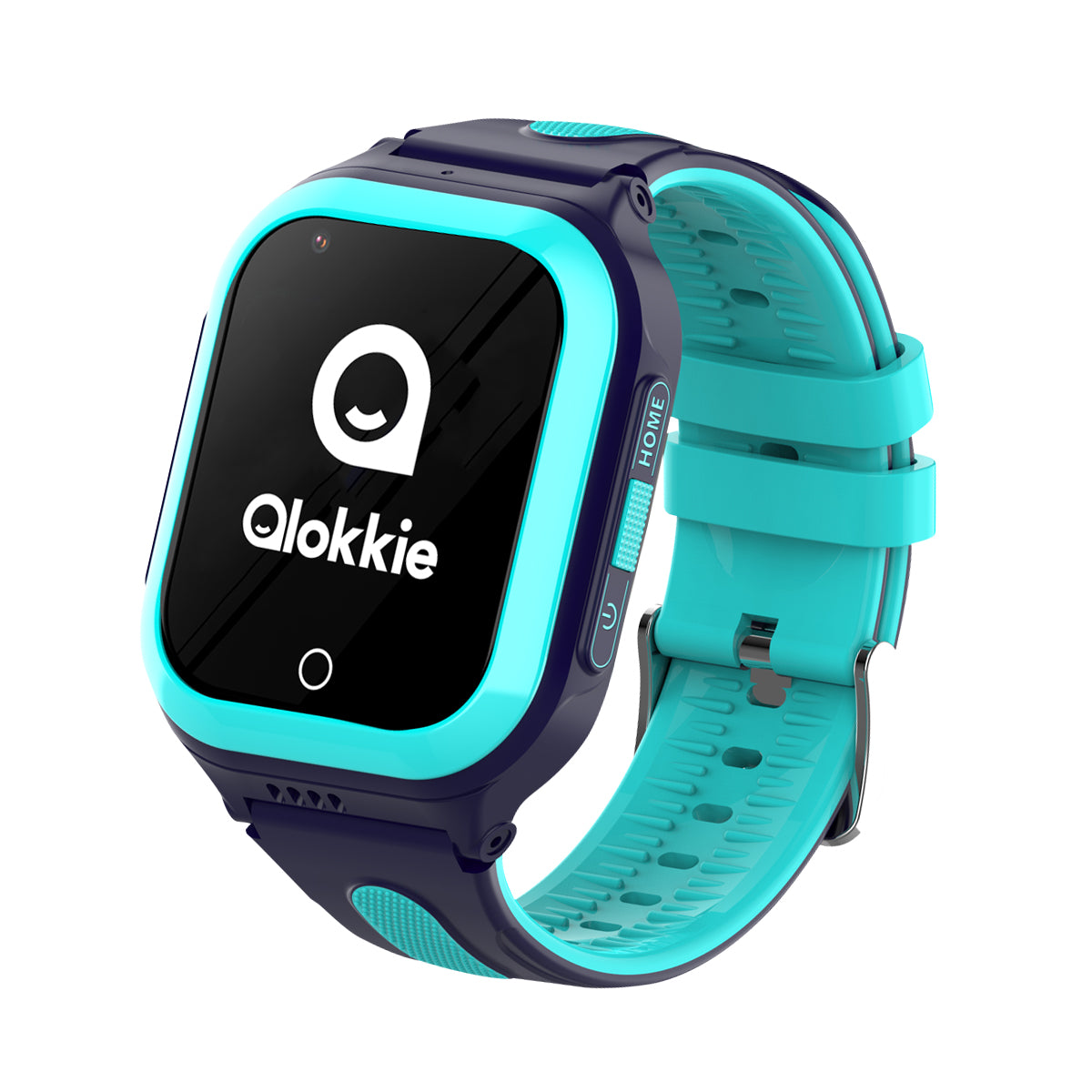 Qlokkie GPS Horloge Kind - Kiddo GO+ - Inclusief Beschermcase – Blauw