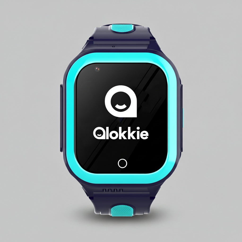 Qlokkie GPS Horloge Kind - Kiddo GO - Blauw