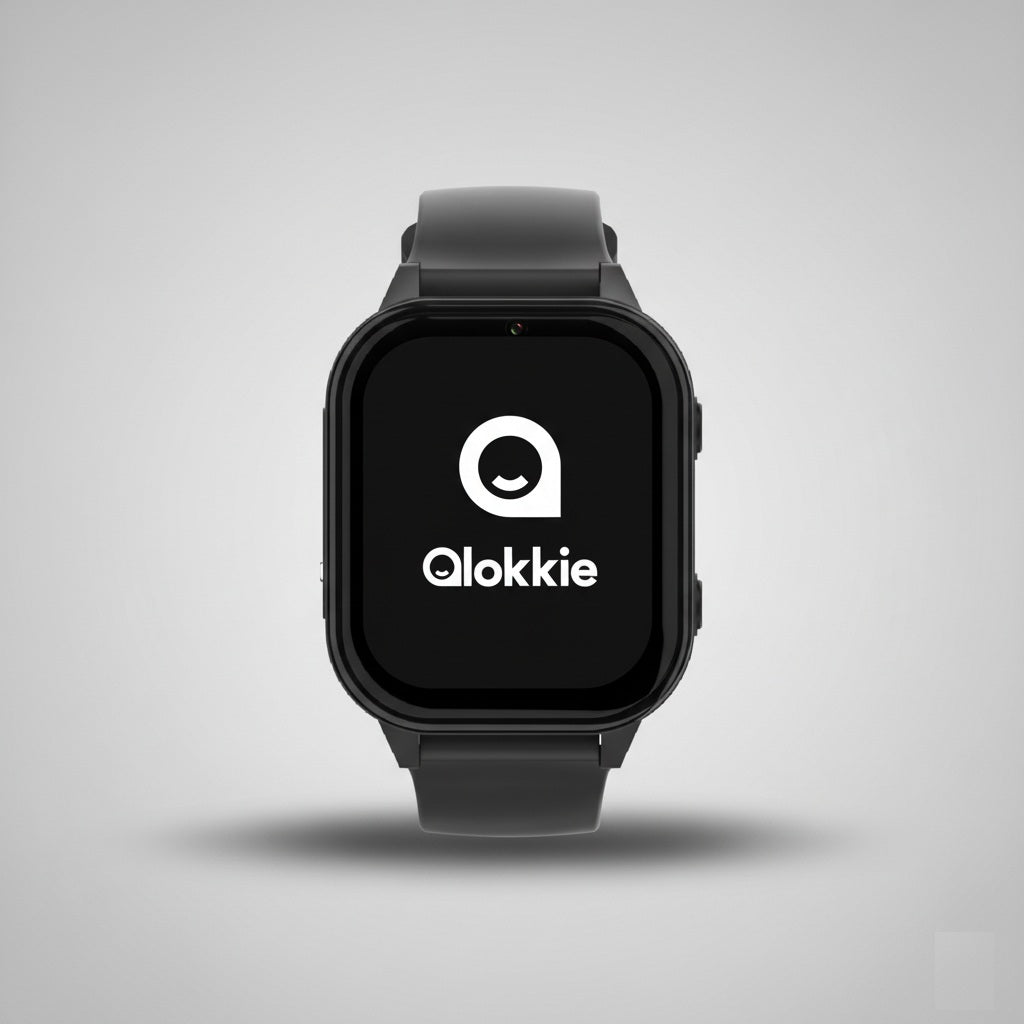 Qlokkie GPS Horloge Kind - Kiddo 23 - Whatsapp - Zwart