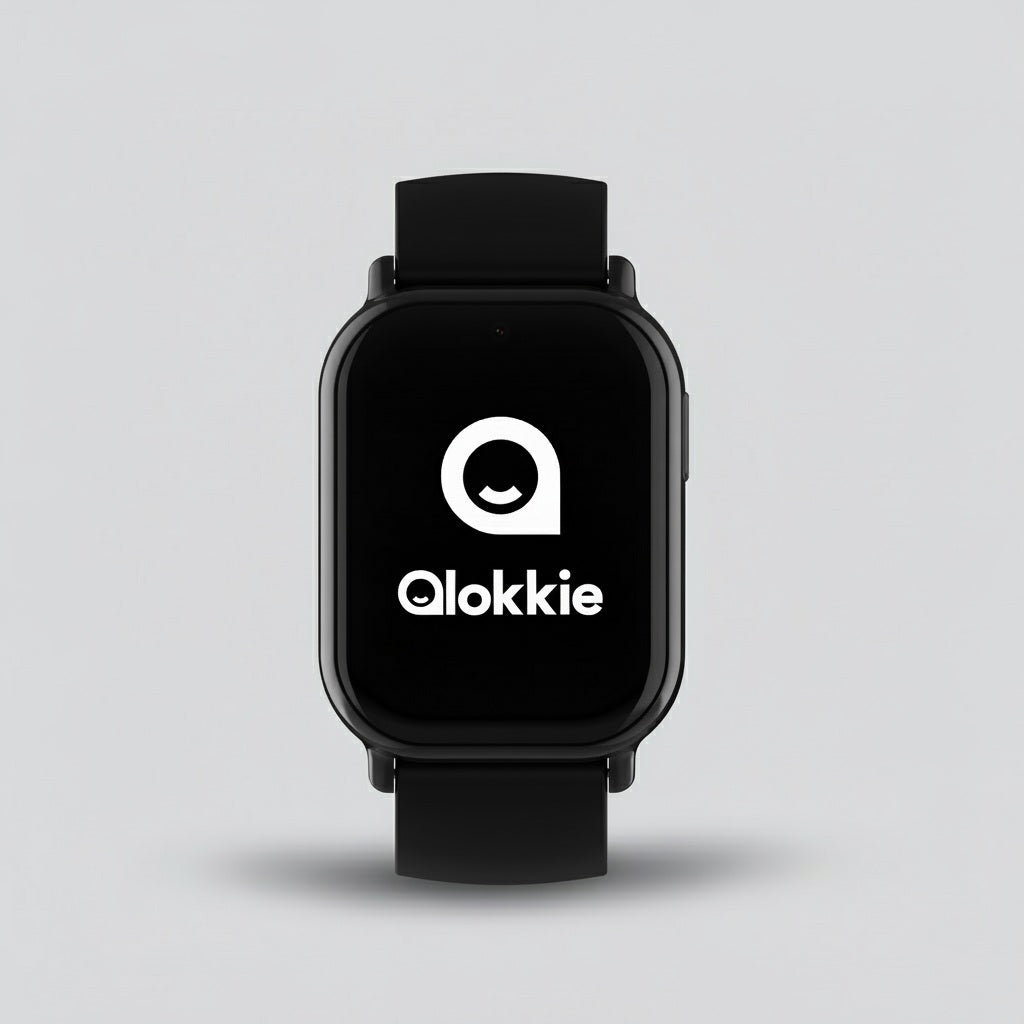 Qlokkie GPS Horloge Kind - Kiddo Mini - Zwart
