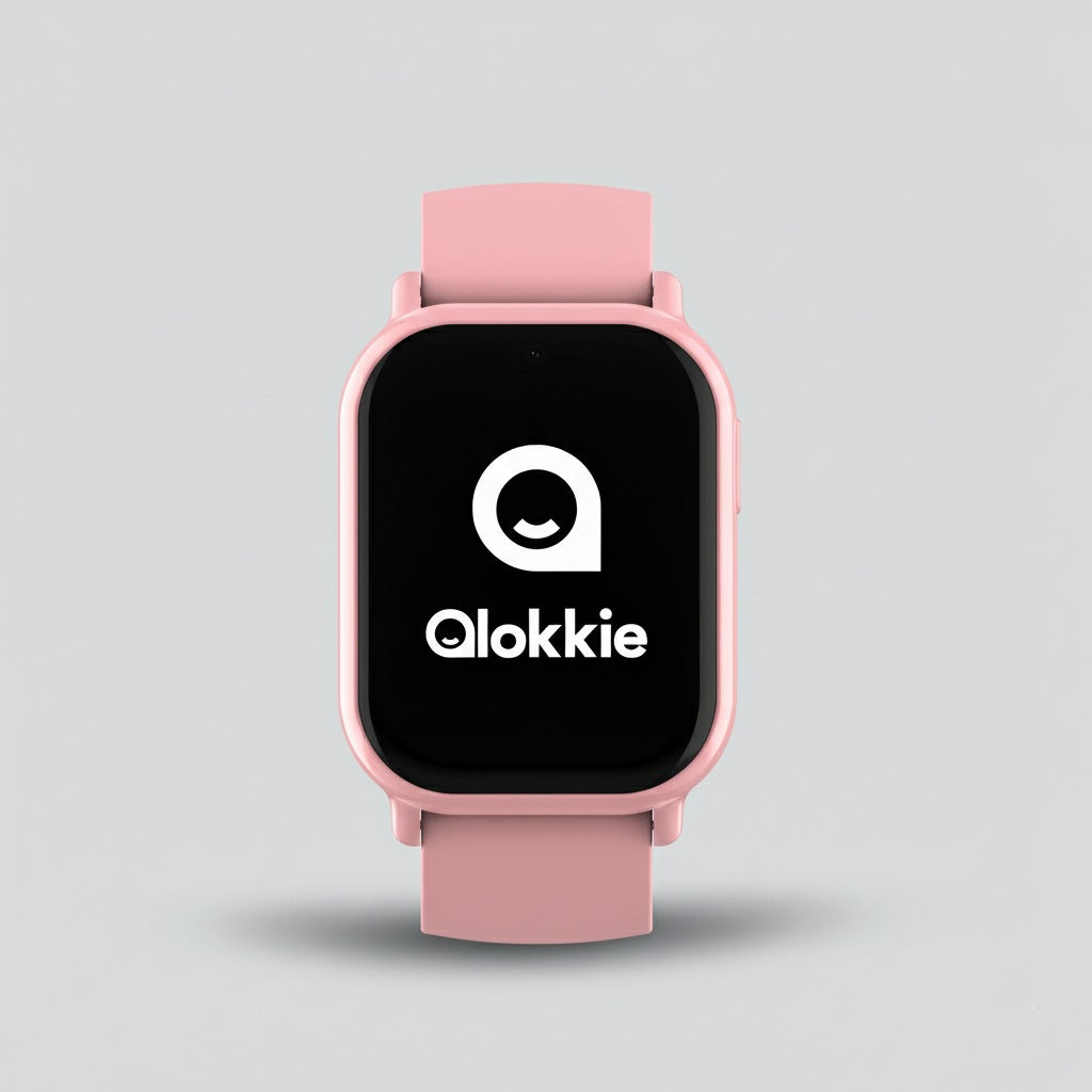Qlokkie GPS Horloge Kind - Kiddo Mini - Roze