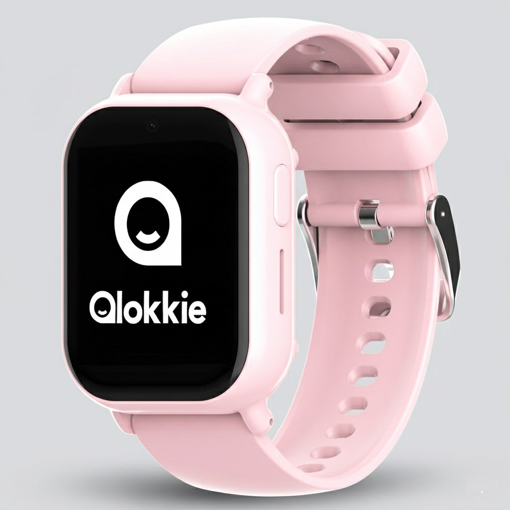 Qlokkie GPS Horloge Kind - Kiddo Mini - Roze