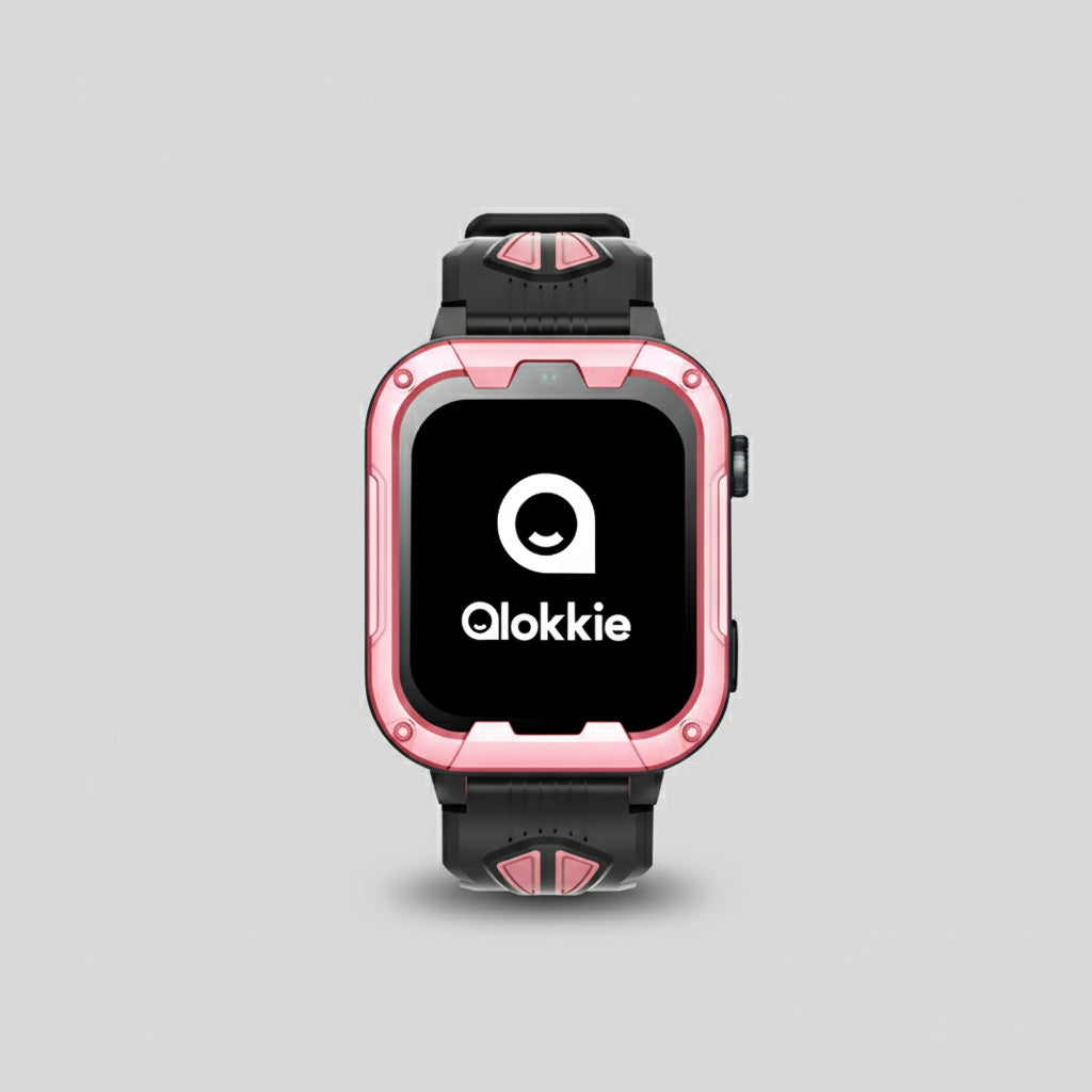 Qlokkie GPS Horloge Kind - Kiddo Play - Whatsapp - Roze