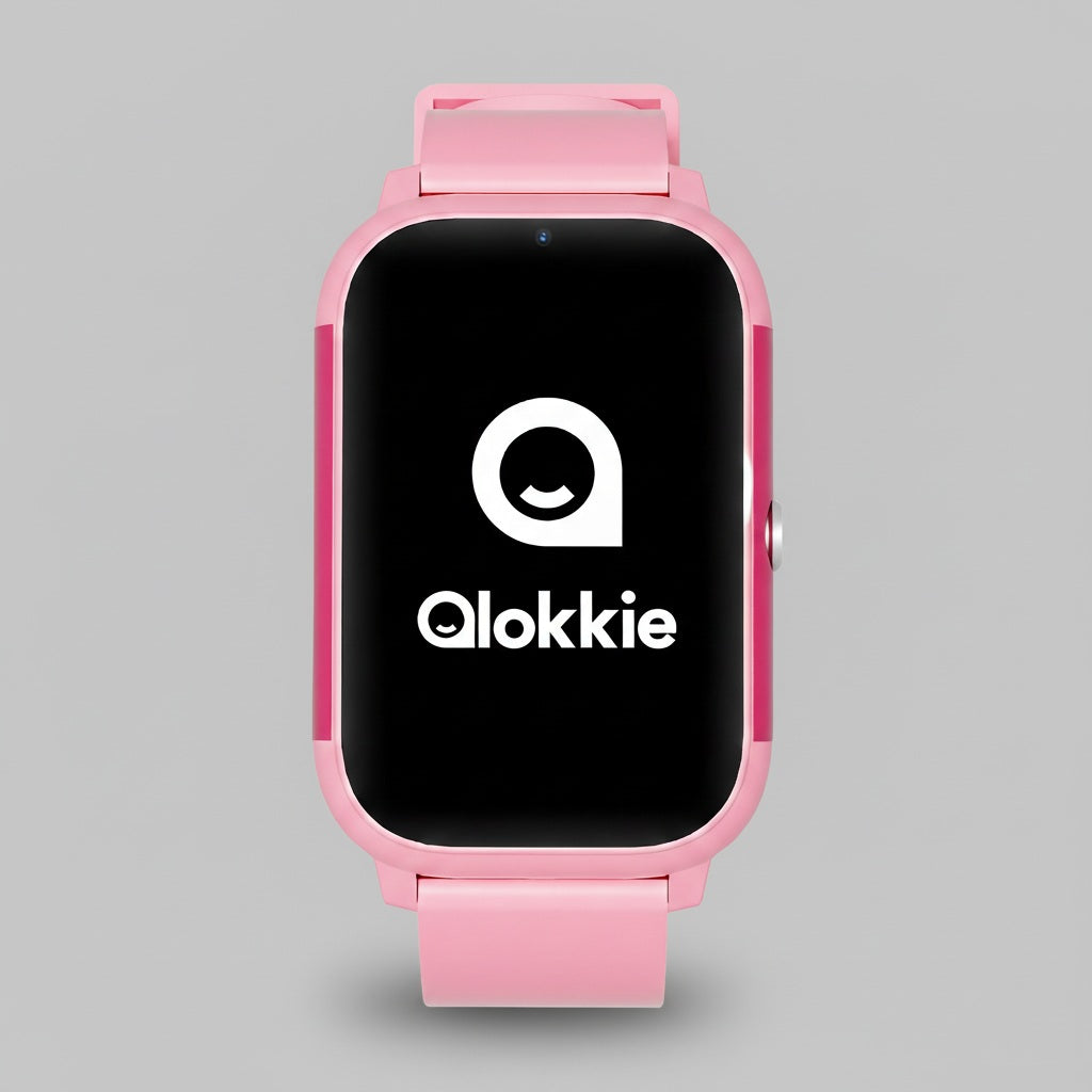 Qlokkie GPS Horloge Kind - Kiddo Slim Pro - Roze