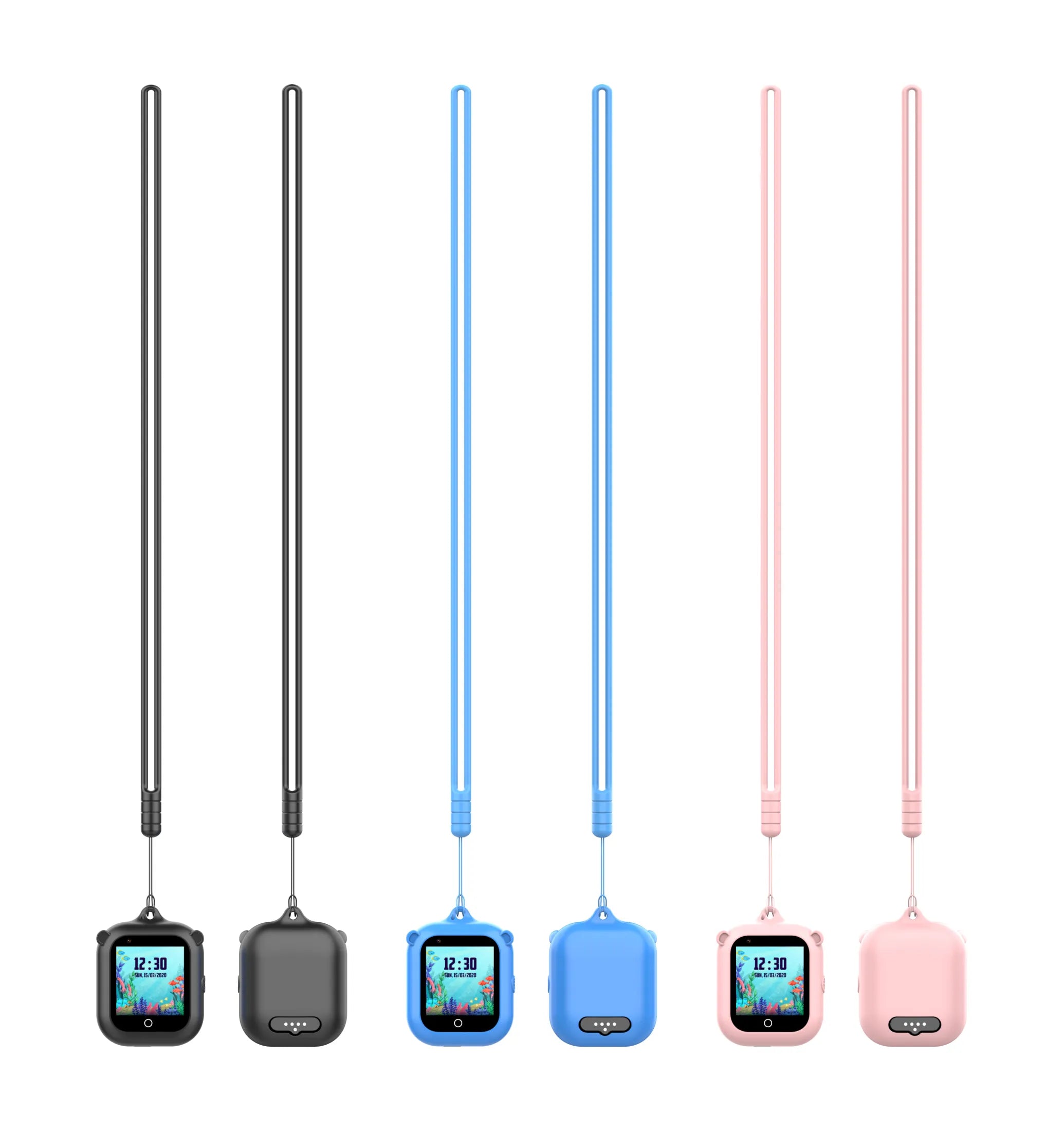 Qlokkie Kiddo Go Silicone Case - Blauw