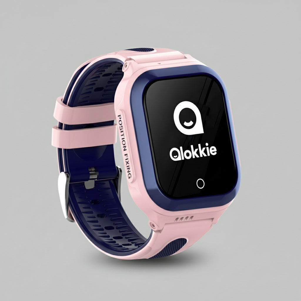 Qlokkie GPS Horloge Kind - Kiddo GO - Roze