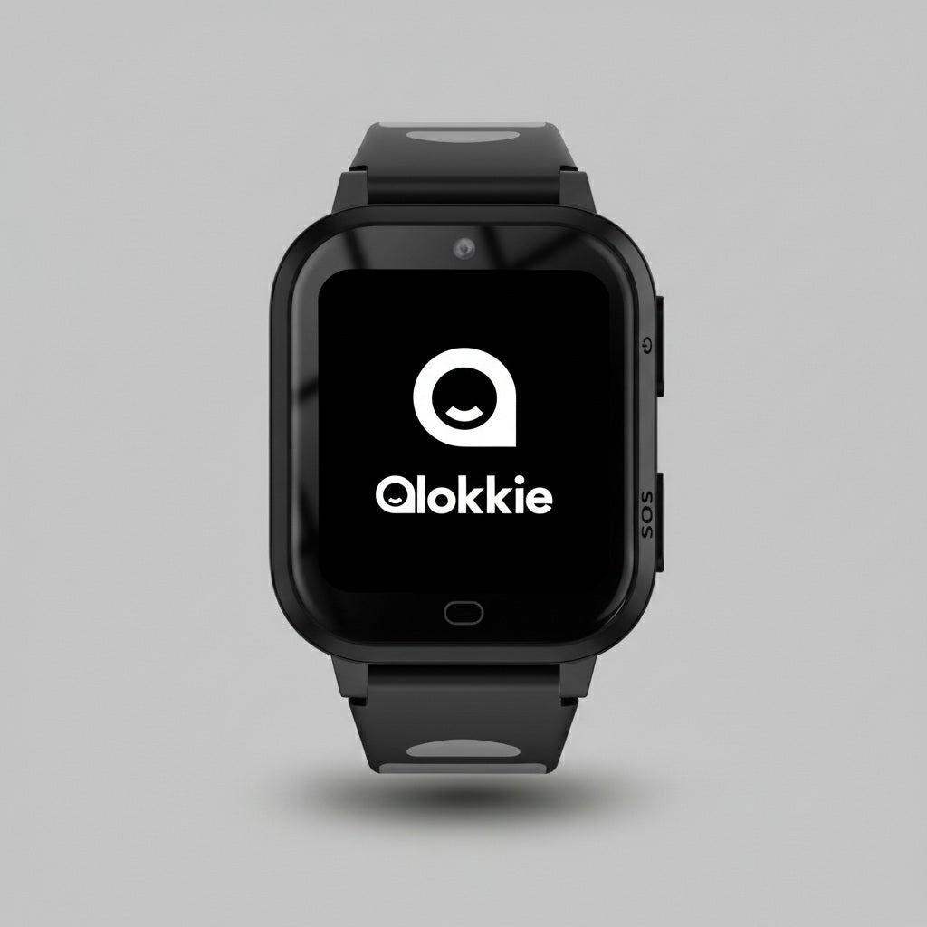 hananokotje•*¨*•.¸♬︎ Qlokkie GPS Horloge Kind - Kiddo Next - Whatsapp - Zwart