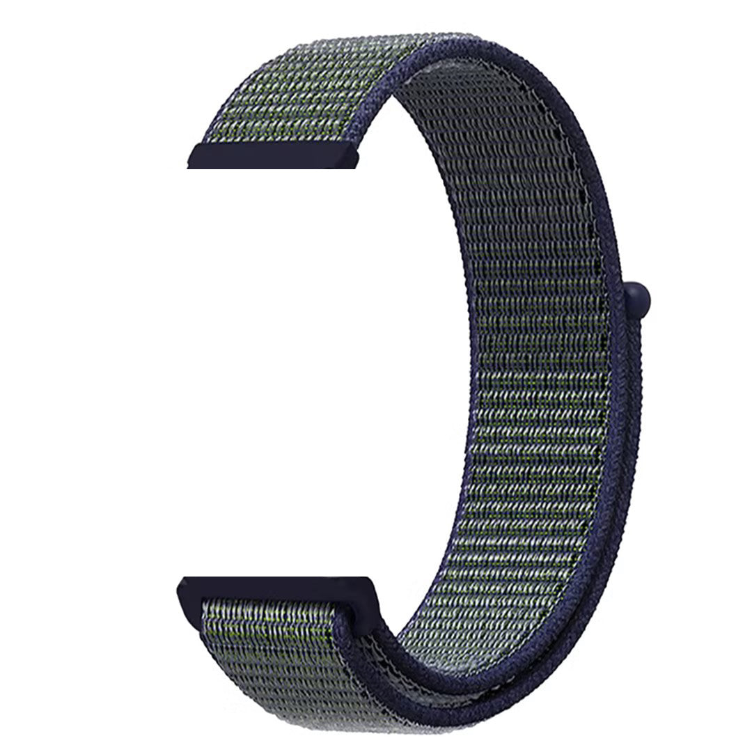 Horlogeband Klittenband- 20MM - Turquoise