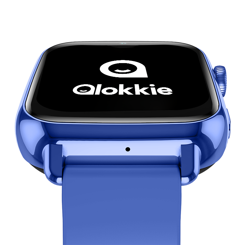 Qlokkie GPS-horloge voor kinderen – Kiddo Explore – WhatsApp – Blauw