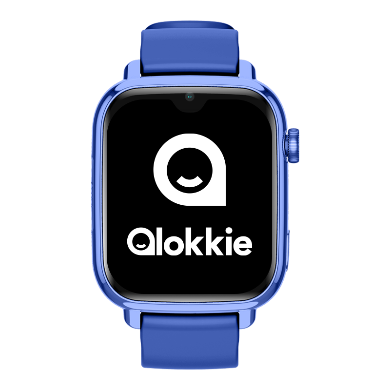 Qlokkie GPS Horloge Kind - Kiddo Explore - Whatsapp - Blauw