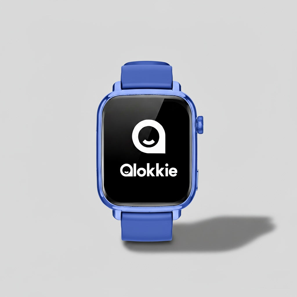 Qlokkie GPS-horloge voor kinderen – Kiddo Explore – WhatsApp – Blauw