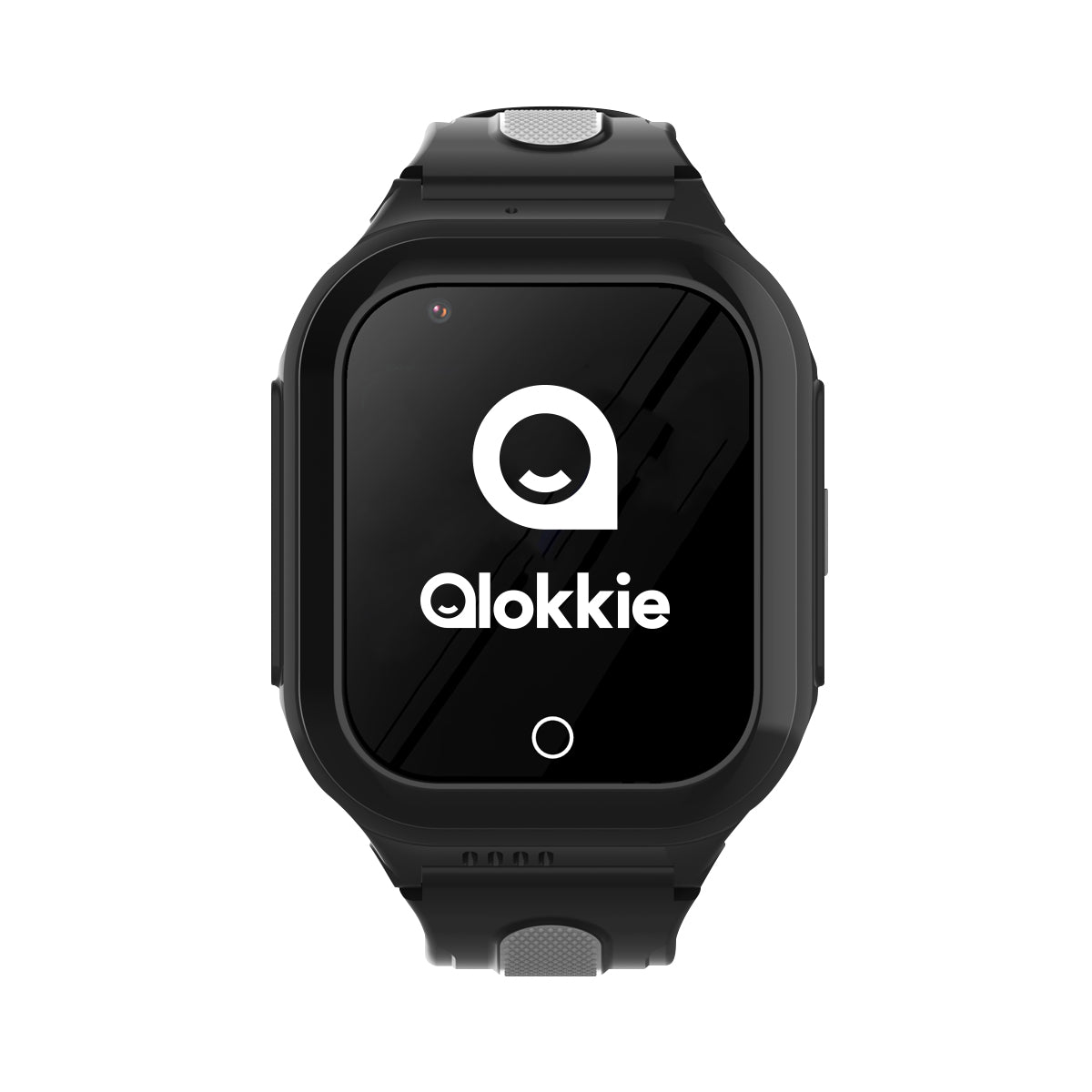 Qlokkie GPS Horloge Kind - Kiddo GO - Zwart