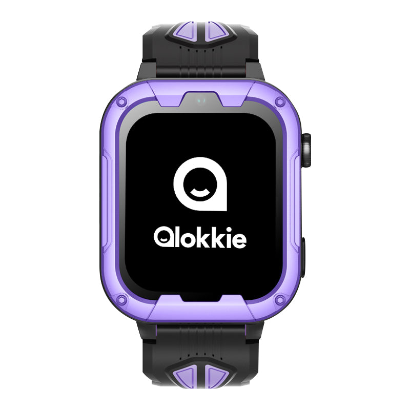 Qlokkie GPS Horloge Kind - Kiddo Play - Whatsapp - Paars