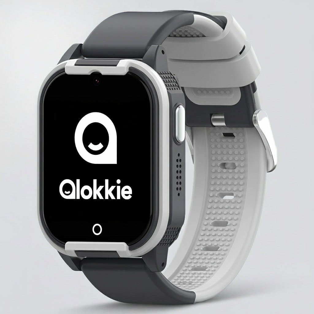 Qlokkie GPS Horloge Kind - Kiddo Lite - Zwart