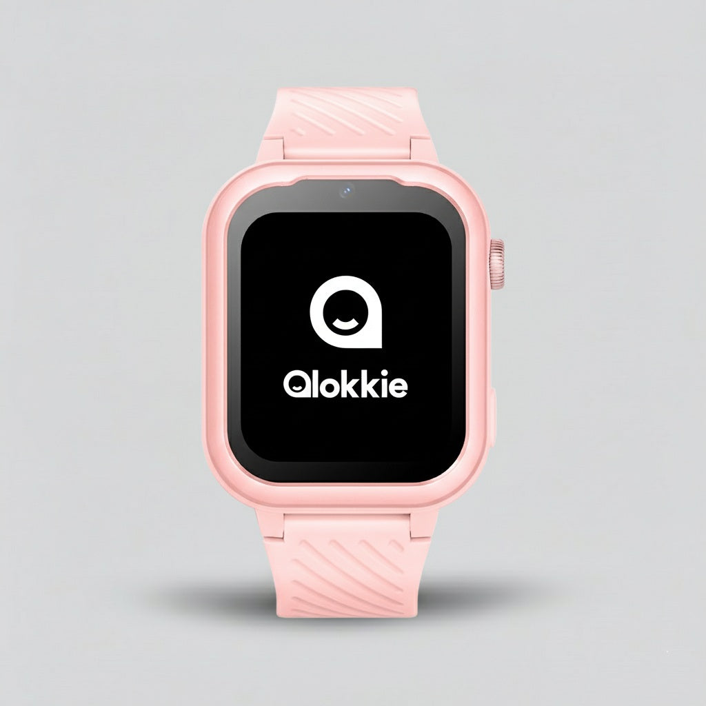 Qlokkie GPS Horloge Kind - Kiddo Pro - Whatsapp - Roze