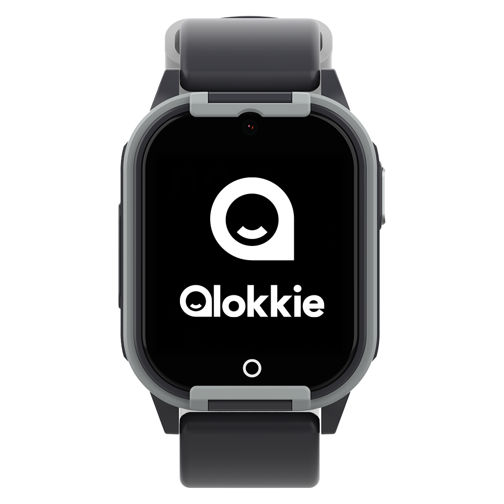 Qlokkie GPS Horloge Kind - Kiddo Lite - Zwart