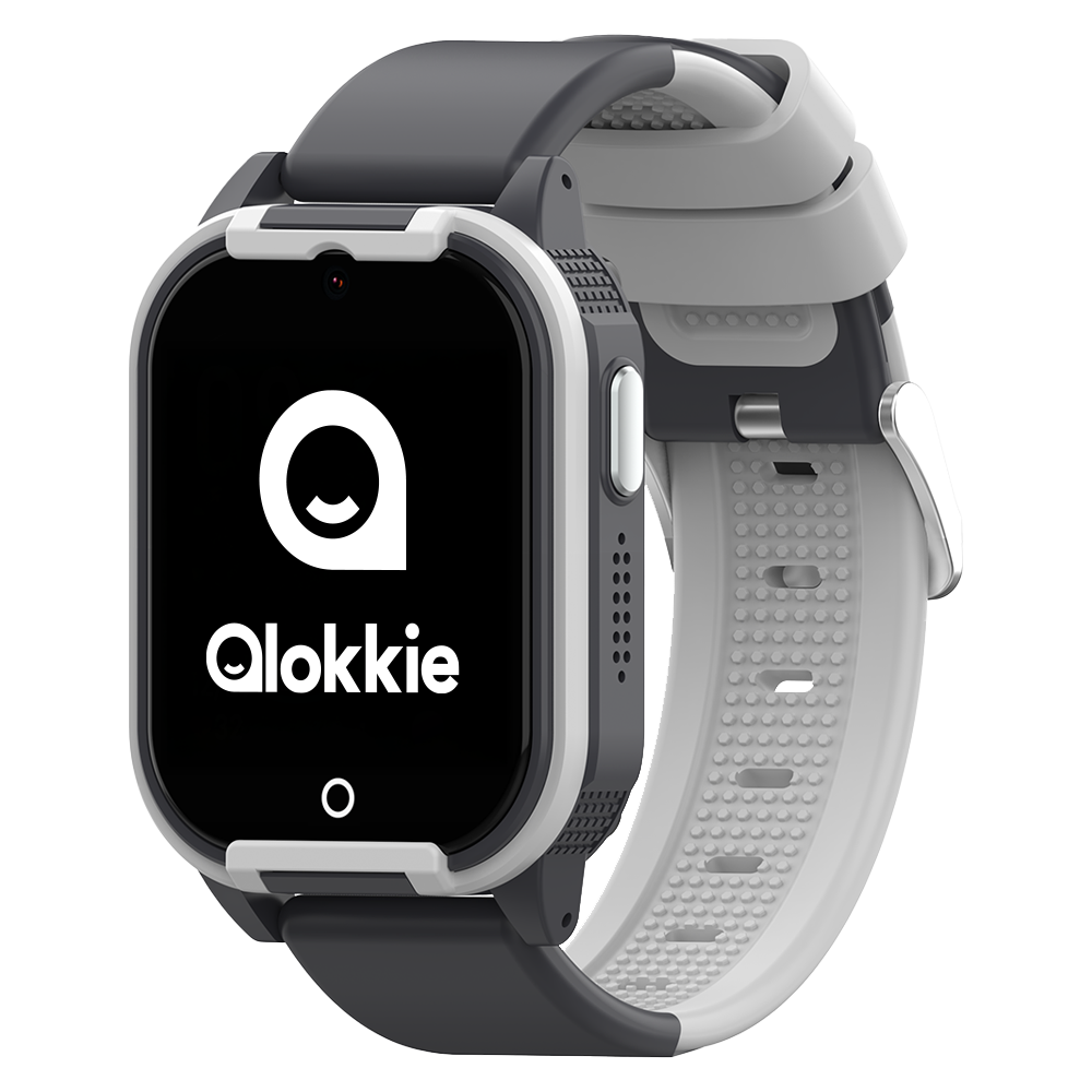 Qlokkie GPS Horloge Kind - Kiddo Lite - Zwart