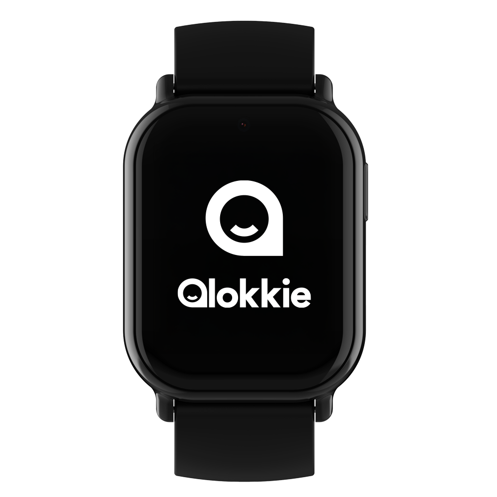 Qlokkie GPS Horloge Kind - Kiddo Mini - Zwart