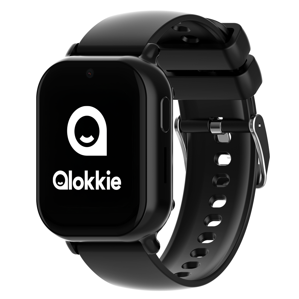 Qlokkie GPS Horloge Kind - Kiddo Mini - Zwart
