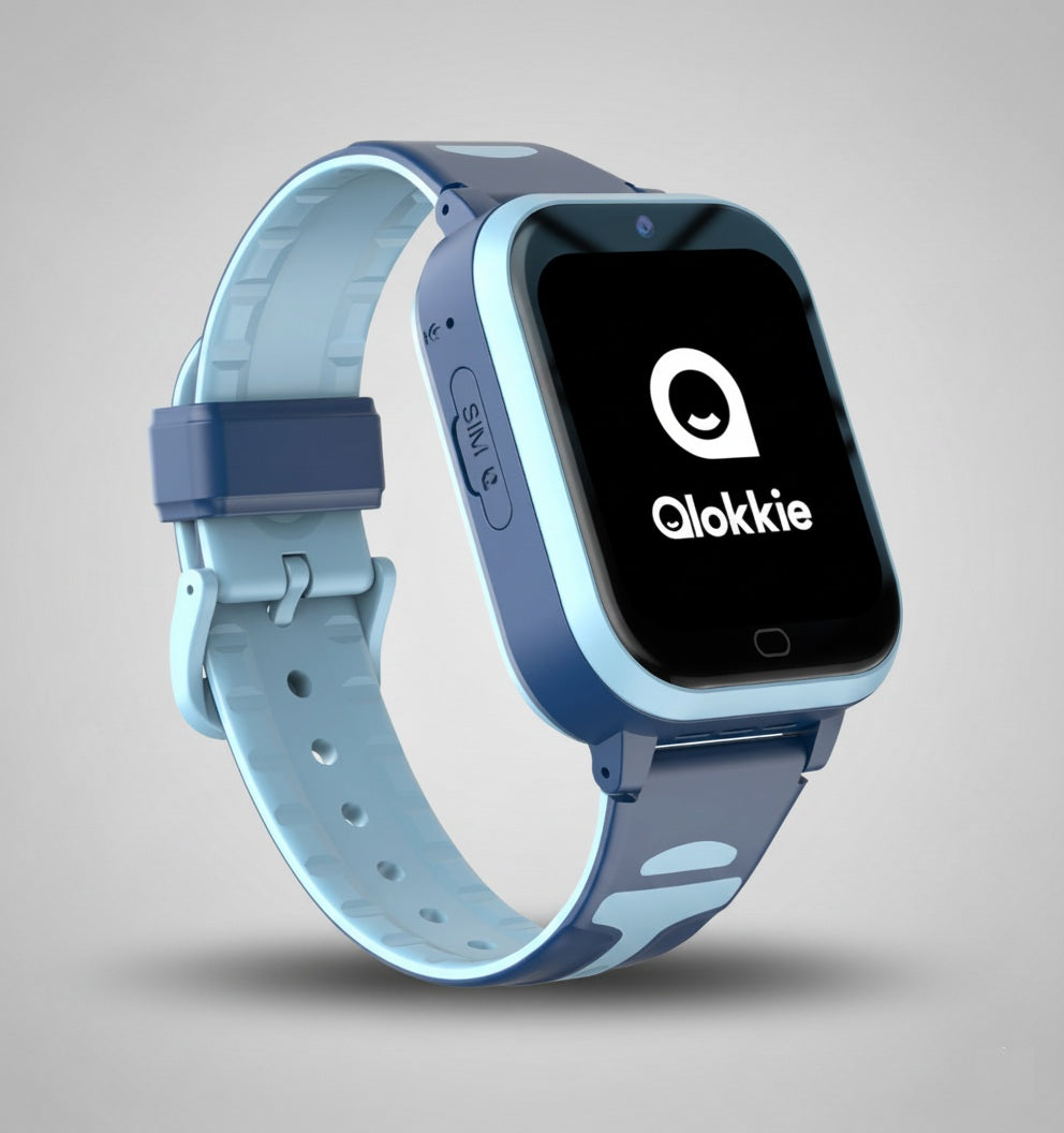 Qlokkie GPS Horloge Kind - Kiddo Next - Whatsapp - Blauw