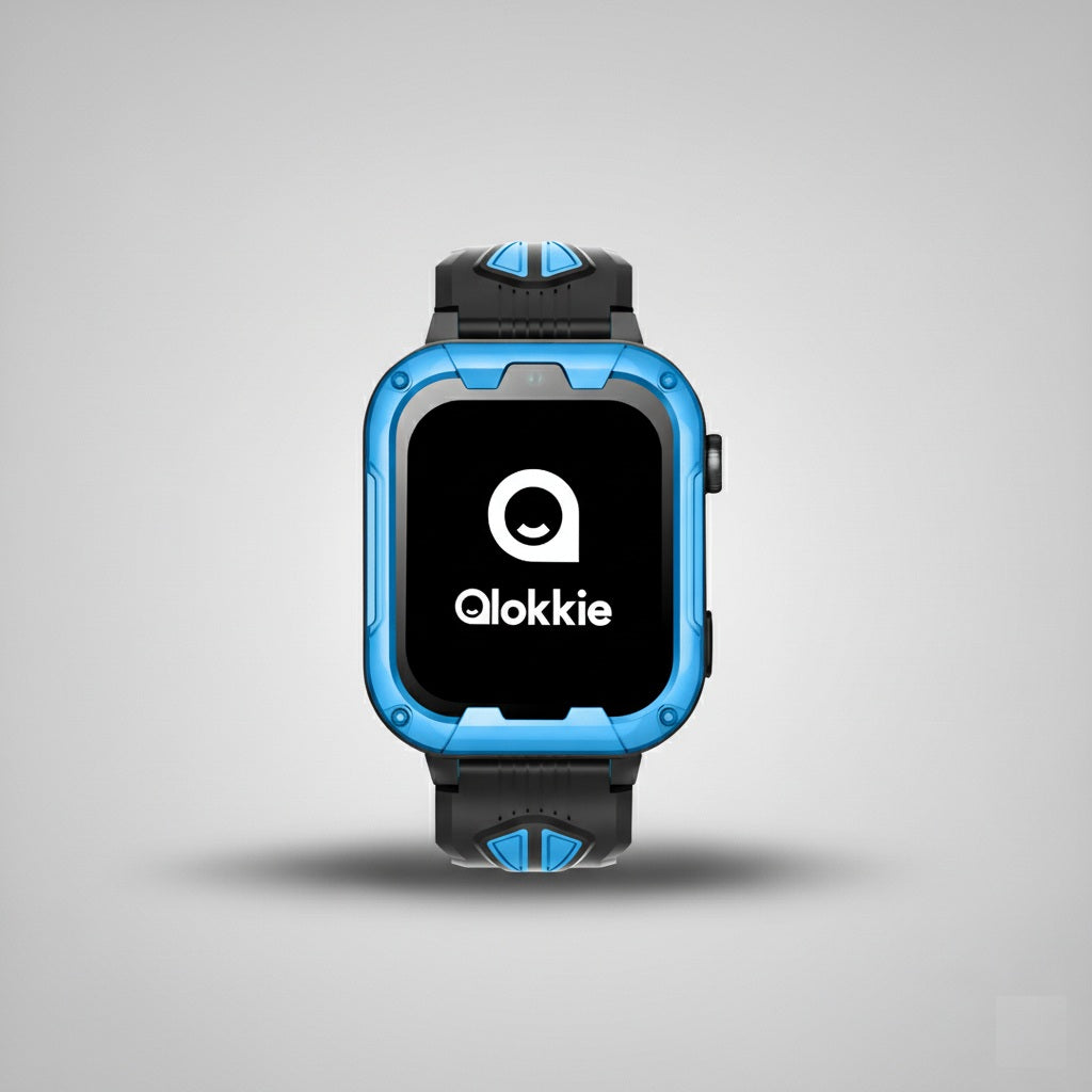 Qlokkie GPS Horloge Kind - Kiddo Play - Whatsapp - Blauw