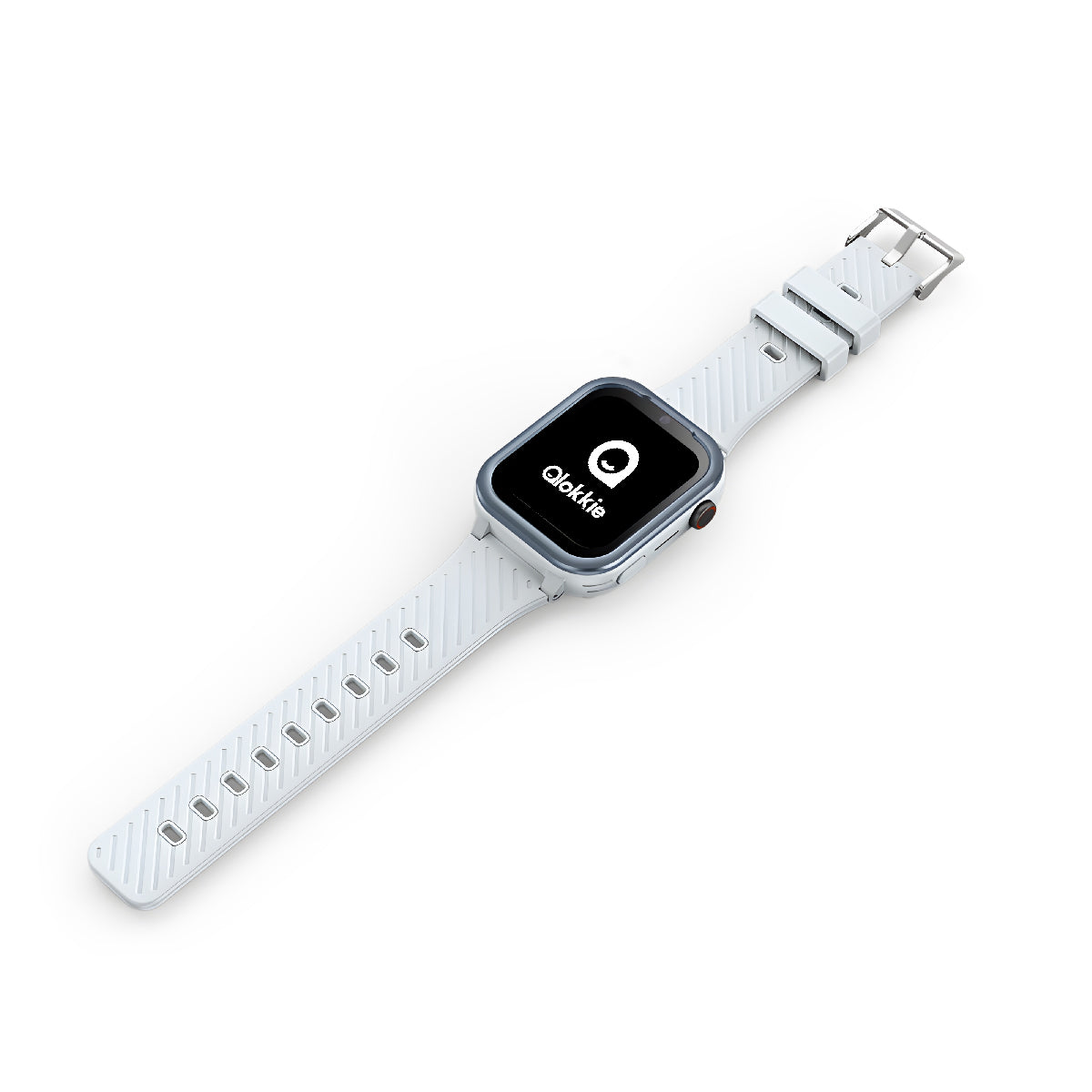 Qlokkie GPS Horloge Kind - Kiddo Pro - Whatsapp - Grijs
