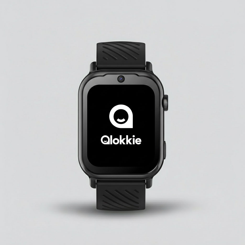 Qlokkie GPS Horloge Kind - Kiddo Pro - Whatsapp - Zwart
