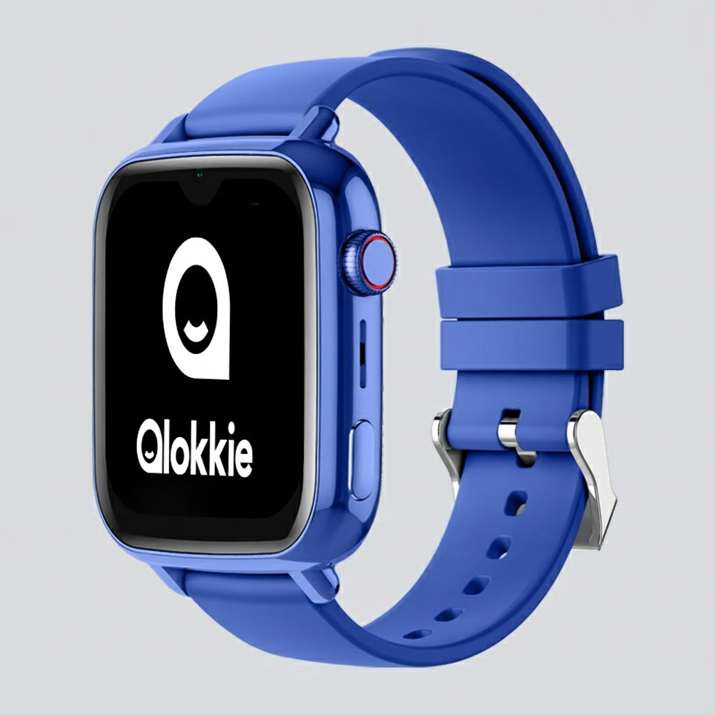 Qlokkie GPS Horloge Kind - Kiddo Explore - Whatsapp - Blauw