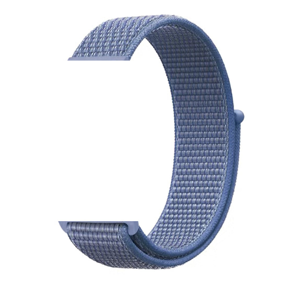 Horlogeband Klittenband- 20MM - Lichtblauw