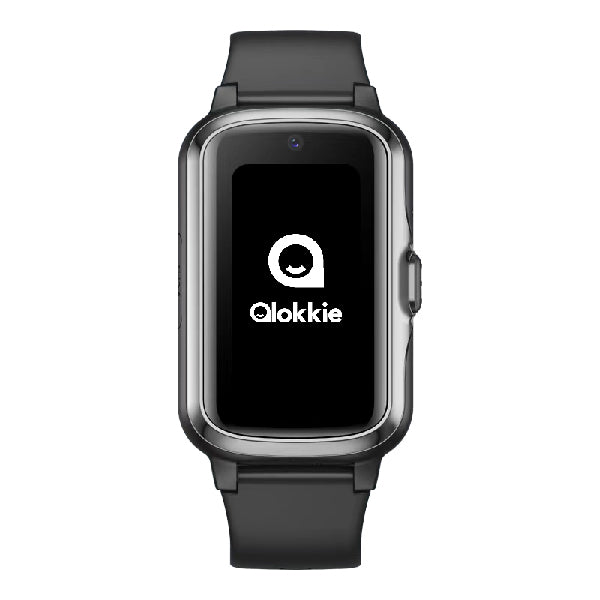 Qlokkie GPS Horloge Kind - Kiddo Slim - Zwart