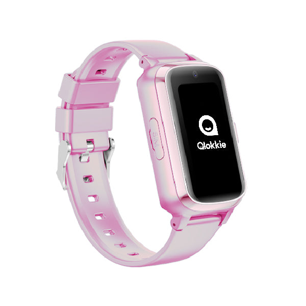 Qlokkie GPS Horloge - Kiddo Slim - Roze